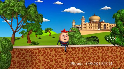 Humpty Dumpty - 3D Animation English Nursery Rhyme songs For Children with Lyrics