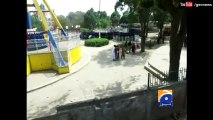 Walls of Gulshan e Iqbal Park raised after deadly Lahore Blast  30 March 2016