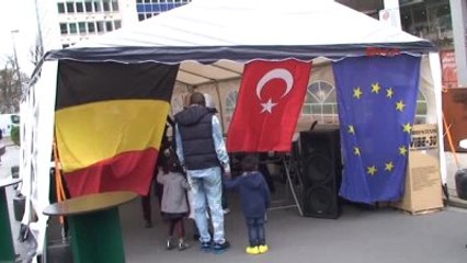 Teröre Dur Demek İçin Uetd Brüksel?de Çadır Kurdu