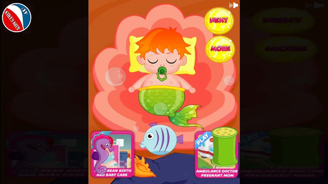 Kids Games 4U | Pregnant Mermaid Baby Care | Game For Kids