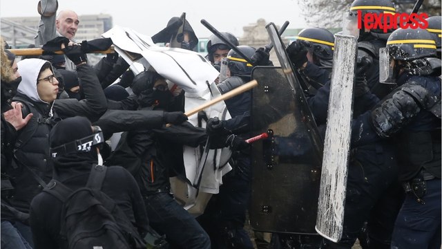 Loi Travail: la manifestation dégénère à Paris