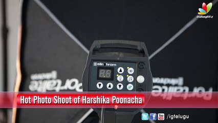 Hot Photo Shoot of Harshika Poonacha