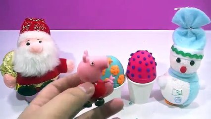 PEPPA PIG Español TOYS!! Play Doh Surprise eggs Xitrum Inside Out
