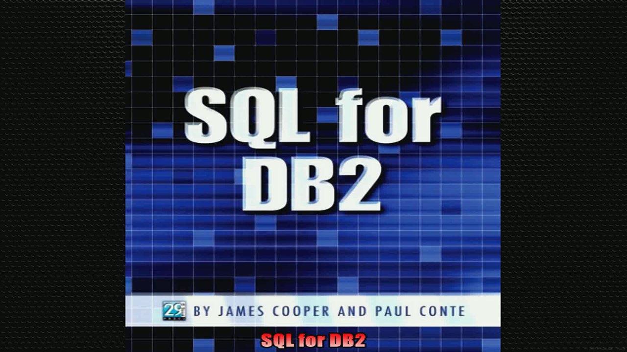 SQL for DB2