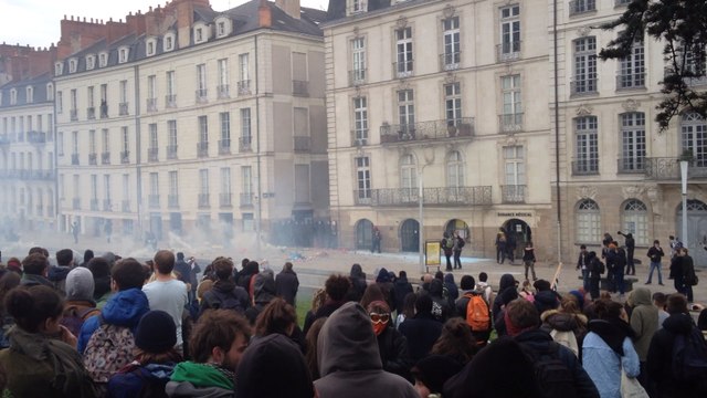 Manifestation contre la loi travail à Nantes