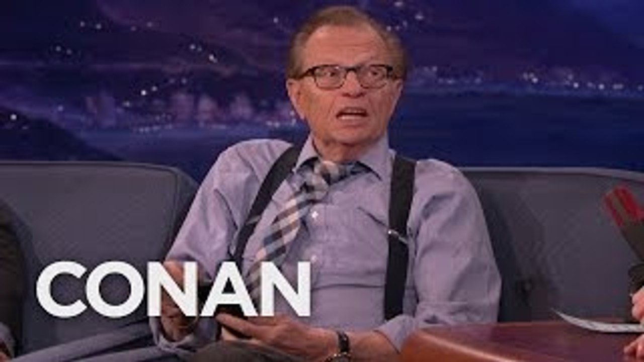 Larry King Loves Old Technology - CONAN on TBS