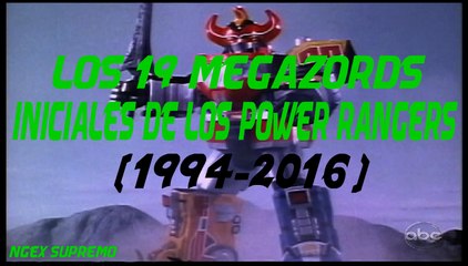 Los 19 Megazords Iniciales de los Power Rangers (1994-2016) -NGEX Supremo.