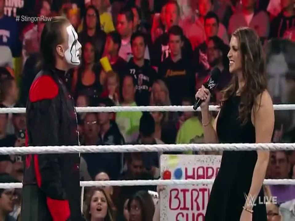 W.W. ENTERTAINMENT monday night  sting is back 2016