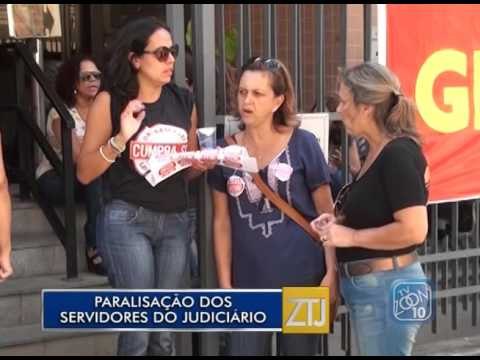 19-02-2016 - PARALISAÇÃO DOS SERVIDORES DO JUDICIÁRIO - ZOOM TV JORNAL