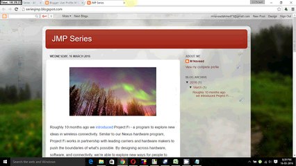 How to Blogspot make