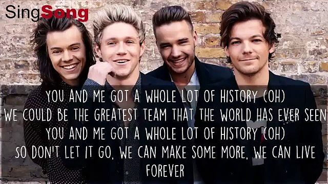 One Direction - History (Music Lyrics)