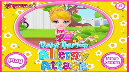 Baby Barbie Vídeo Game - Baby Barbie Allergy Attack - Full Game Episodes For Kids HD 2015