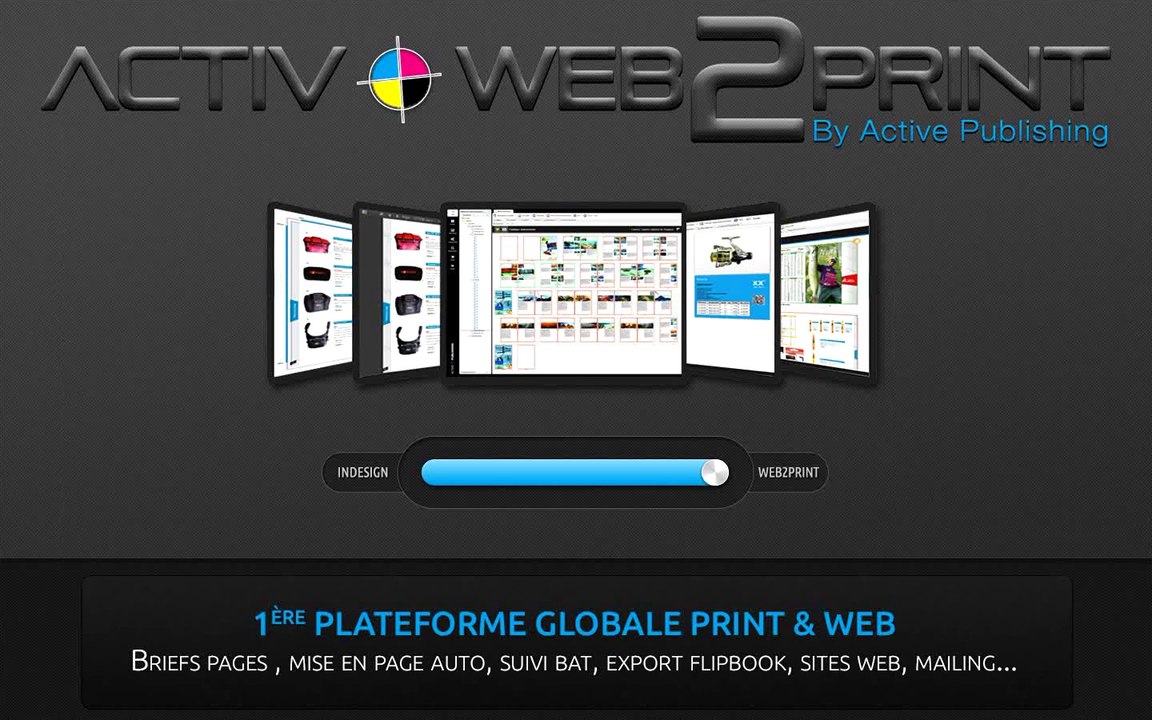 Gestion de contenu avec brief catalogues, mise en page automatique, WebToPrint, suivi des BAT...