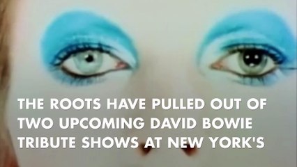 The Roots pull out of David Bowie tribute concerts over 'bitchassness'