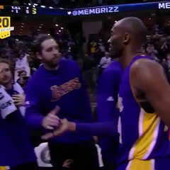 Non madame, on ne prend pas Kobe Bryant dans ses bras !