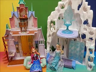 BARBIE TOY EPISODES 2015 - Disney Frozen Castle & Ice Palace - ( Perfect For Kids)