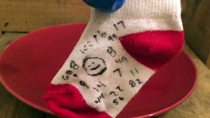 Que se passe-t-il quand une chaussette est plongée dans de l'acide sulfurique ?