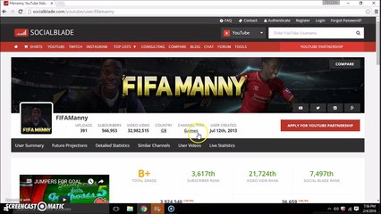 How Much Does Fifa Manny Earn From His YouTube Channel 2016!!!!