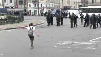 La place Castellane, théâtre de heurts avec la police