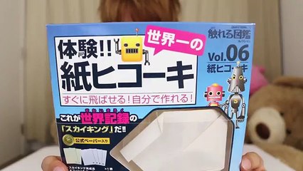 世界一の紙飛行機が売ってたので買ってみた