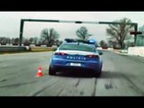 Cremona - Poliziotti in pista per corso di guida sicura (31.03.16)