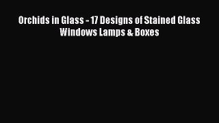 Read Orchids in Glass - 17 Designs of Stained Glass Windows Lamps & Boxes Ebook Online