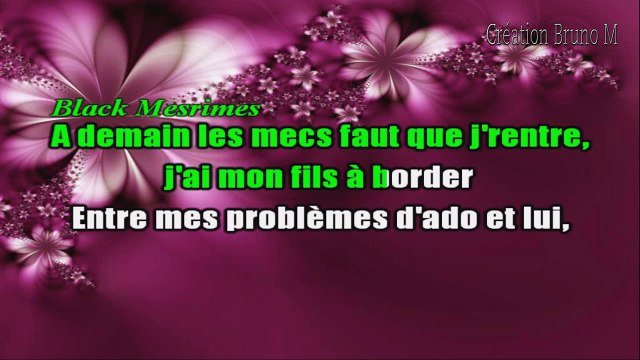 Sexion d'assaut - Problèmes d'adultes KARAOKE / INSTRUMENTAL