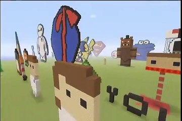 Minecraft Pixel art Showcase
