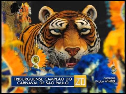 10-02-2016 - FRIBURGUENSE CAMPEÃO DO CARNAVAL DE SÃO PAULO - ZOOM TV JORNAL