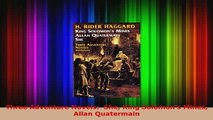 PDF  Three Adventure Novels  She King Solomons Mines Allan Quatermain Read Online