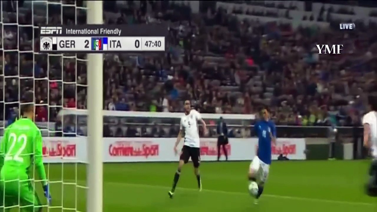 Germany vs Italy 4 - 1 EXTENDED English Version Highlights 29.03.2016