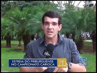 01-02-2016 - ESTREIA DO FRIBURGUENSE NO CAMPEONATO CARIOCA - ZOOM TV JORNAL
