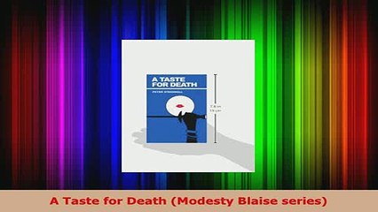 Download  A Taste for Death Modesty Blaise series Free Books