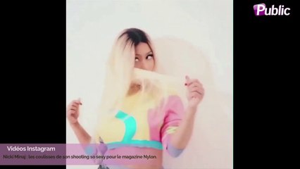 Exclu vidéo : Nicki Minaj : les coulisses de son shooting so sexy pour le magazine Nylon.