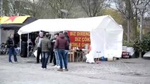 Brüksel'de Terör Örgütü PKK'nın Kurduğu Çadır Kaldırıldı