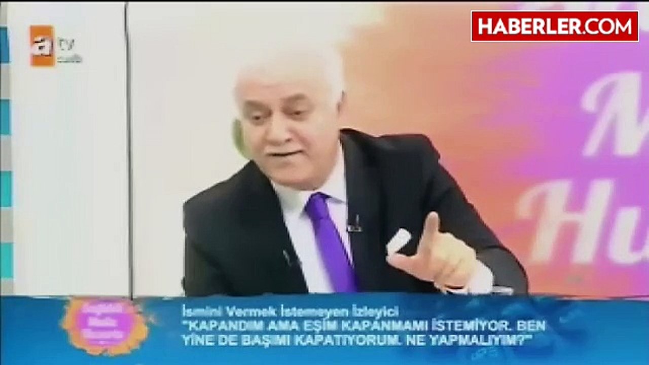Kadın İzleyicisi Nihat Hatipoğlu'na Sordu- Kocam Kapanmamı İstemiyor Ne Yapayım