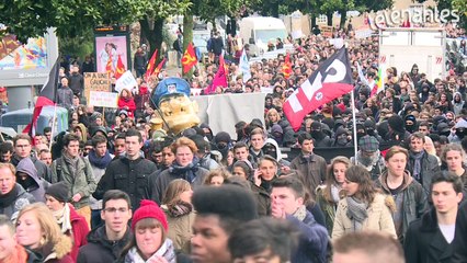 Manifestation contre la loi El Khomri à Nantes