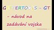 Gettertools - návod na zadávání vojska