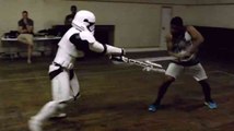 Star Wars Episode VII  : John Boyega & Daisy Ridley Lightsaber Training (Blu-Ray Bonus)