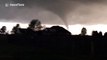 Powerful tornado touches down in Oklahoma, USA