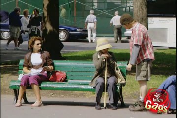 Old woman beats the crap out of thief!