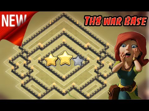 Clash of clans | New Town hall 8/Th8 Best War Base | anti Dragon | anti Hog | anti 3 star!