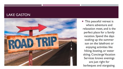 A Summer Vacation to North Carolina with Concierge Vacation Services