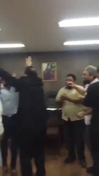 Lara, McGrath, Dr Nauman Niaz celebrating the win of West Indies