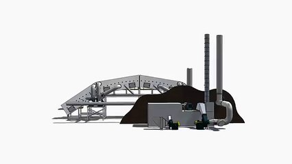 Industrial Oven - Custom Roll-Support Arch Dryer with Catalytic Oxidizer