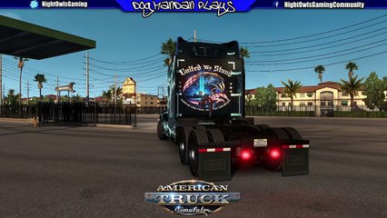 American Truck Simulator: Custom Peterbilt 579 "United We Stand" Skin