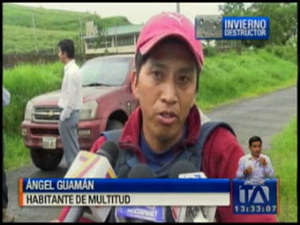 Las lluvias dejan incomunicados a varios sectores de Alausí