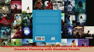 PDF  Abandonment Brainstorming the Possible WhatIfs of Disaster Planning with Disabled People Read Full Ebook