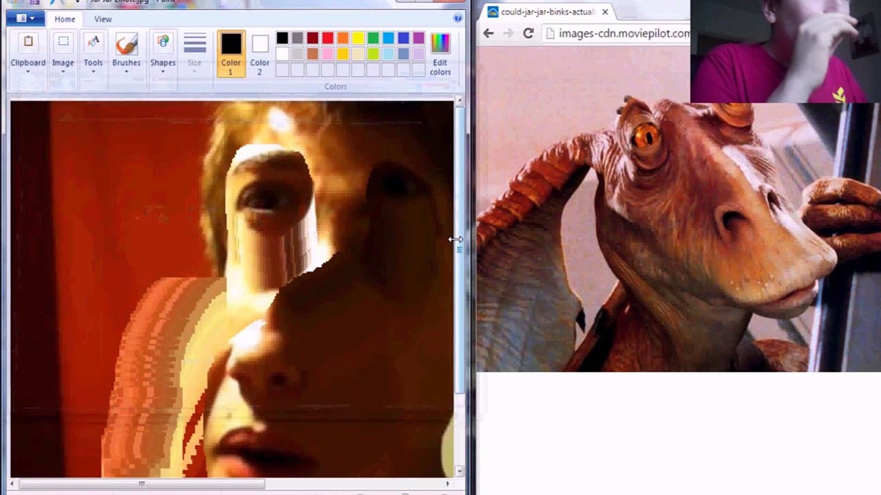 Elliott + Jar Jar = Illuminati  (Editing Faces) |Mage Time (HD)