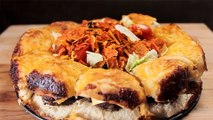 Slider Crust Taco Pizza a.k.a. Delicious Mini-Hamburger-Taco-Pizza